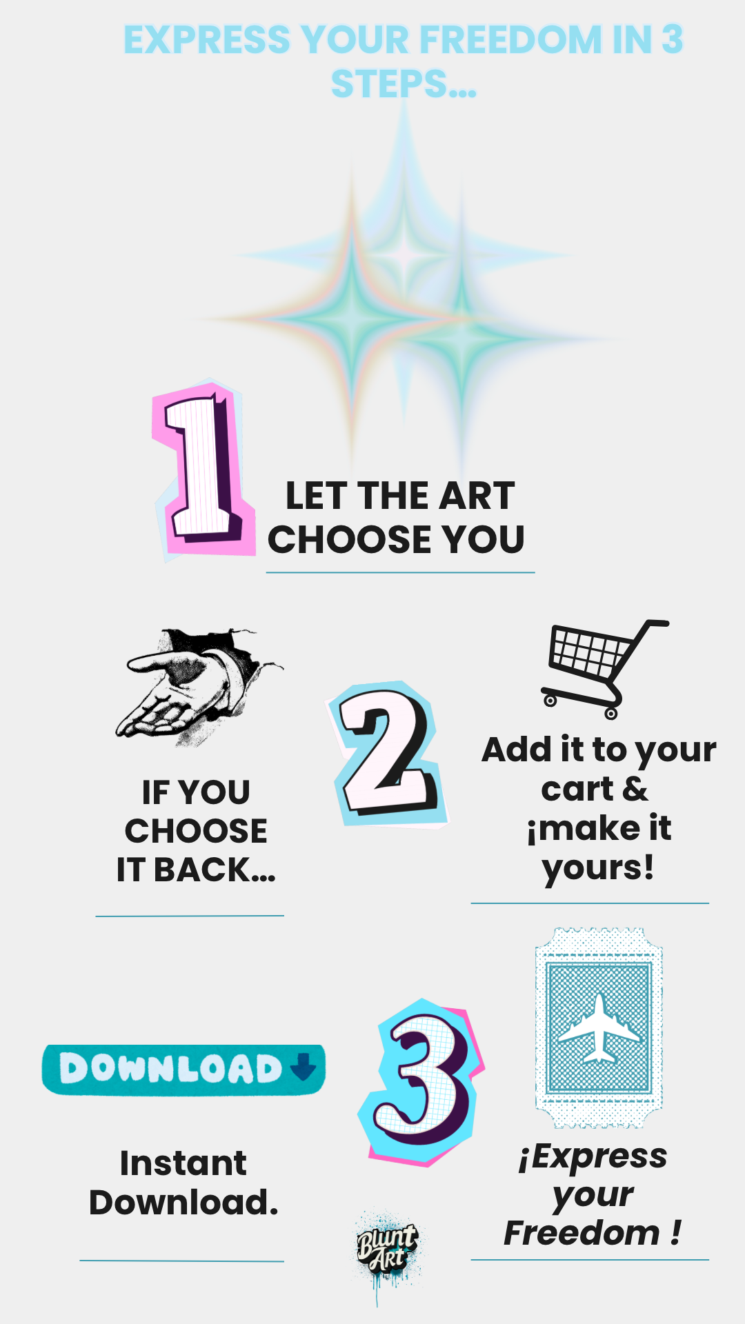 “Unique Souls” – Digital Wallpaper Bundle (FLF$FM, You’re Art & Pure Soul)