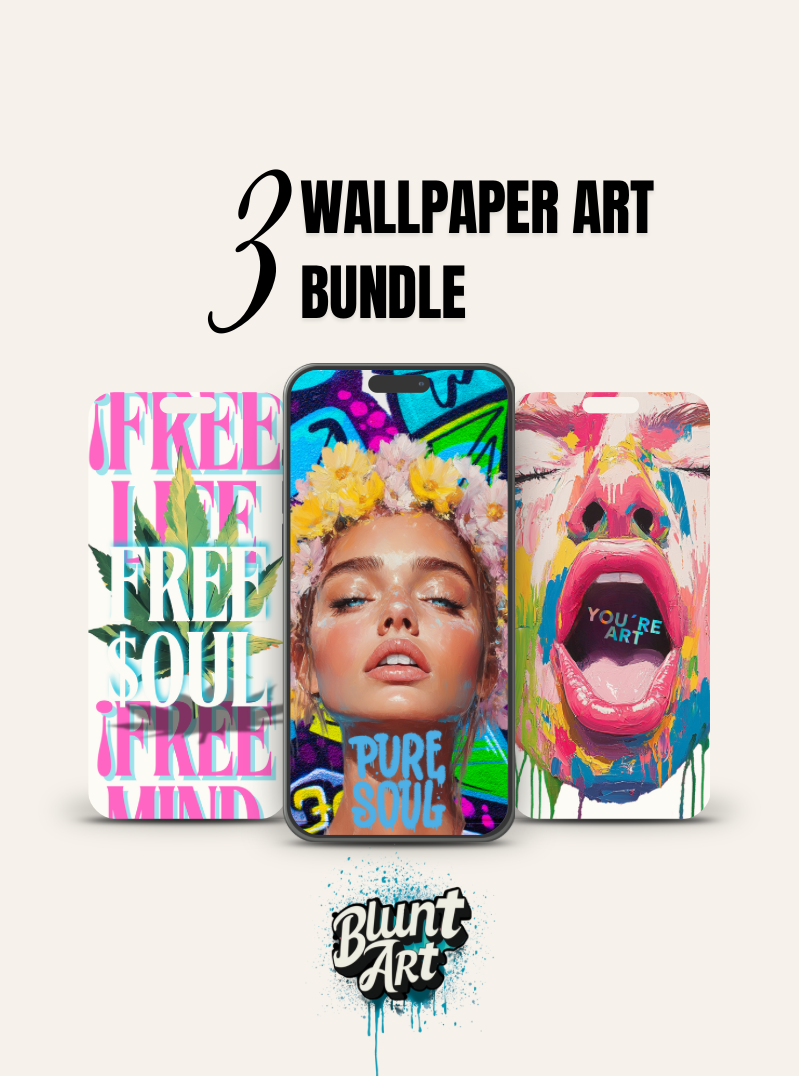 “Unique Souls” – Digital Wallpaper Bundle (FLF$FM, You’re Art & Pure Soul)