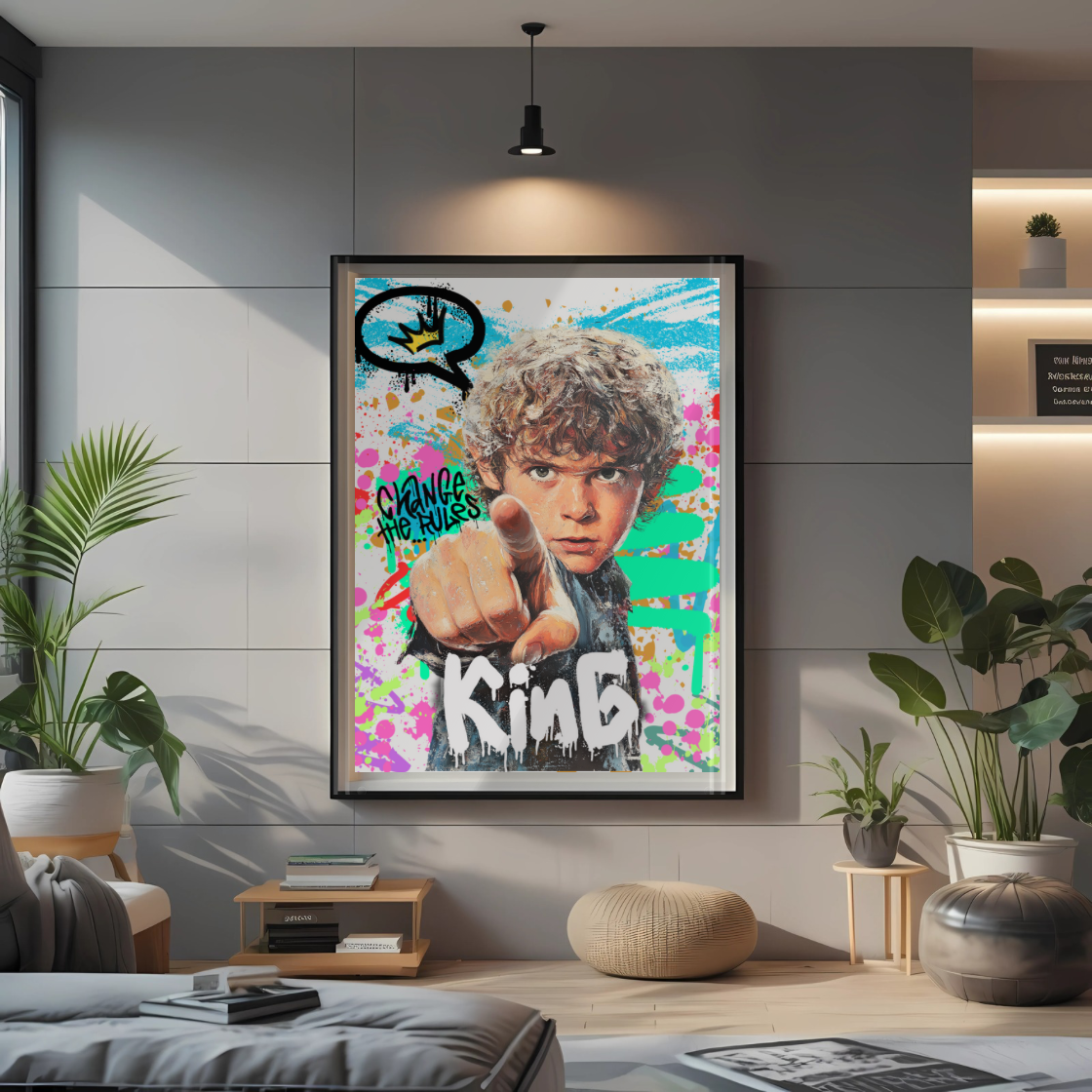 “Change The Rules King”- Digital Print