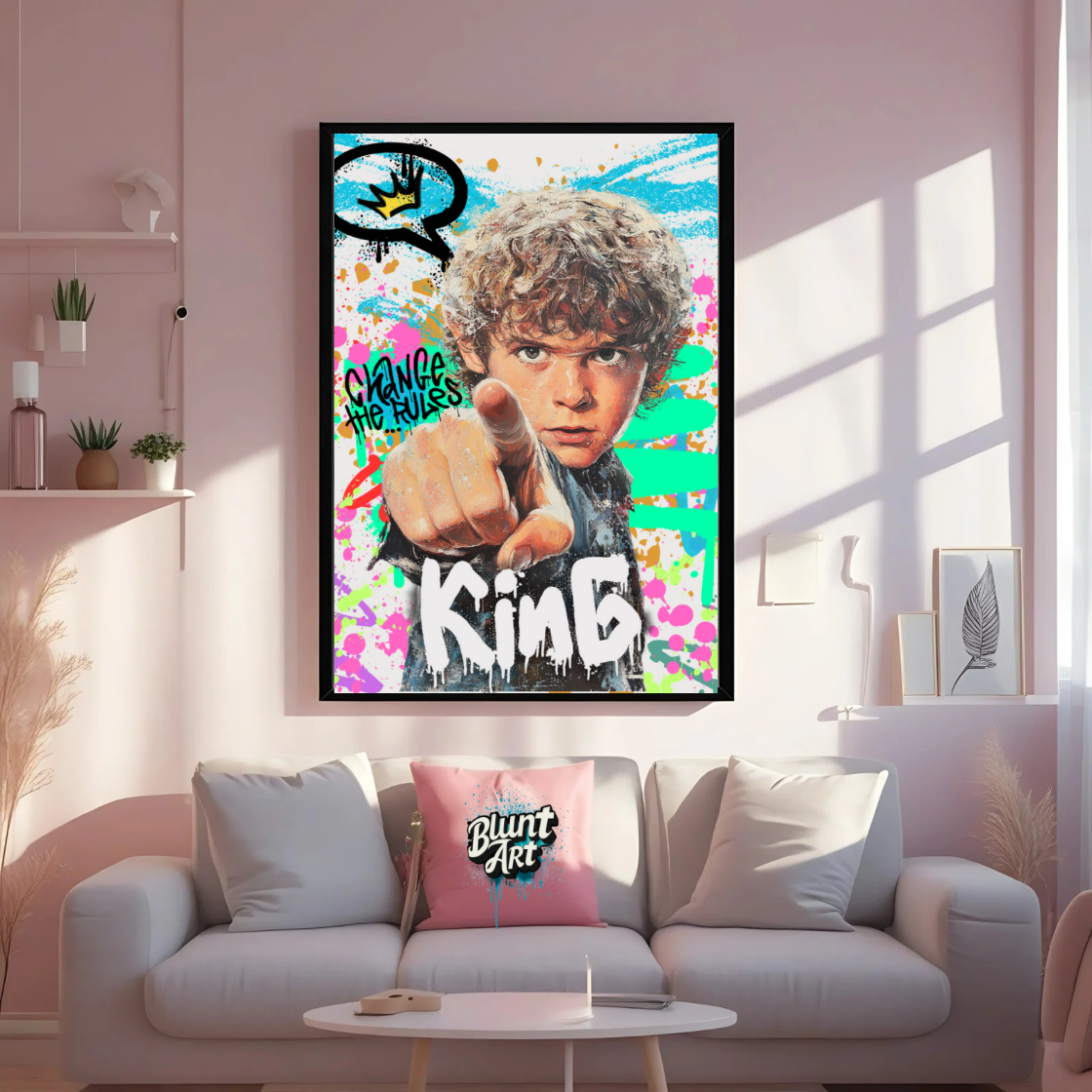 “Change The Rules King”- Digital Print