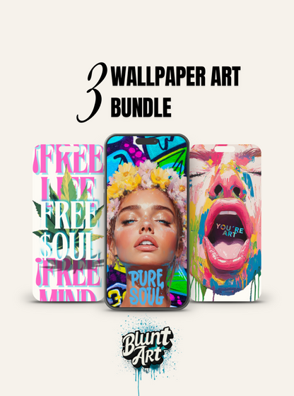 “Unique Souls” – Digital Wallpaper Bundle (FLF$FM, You’re Art & Pure Soul)
